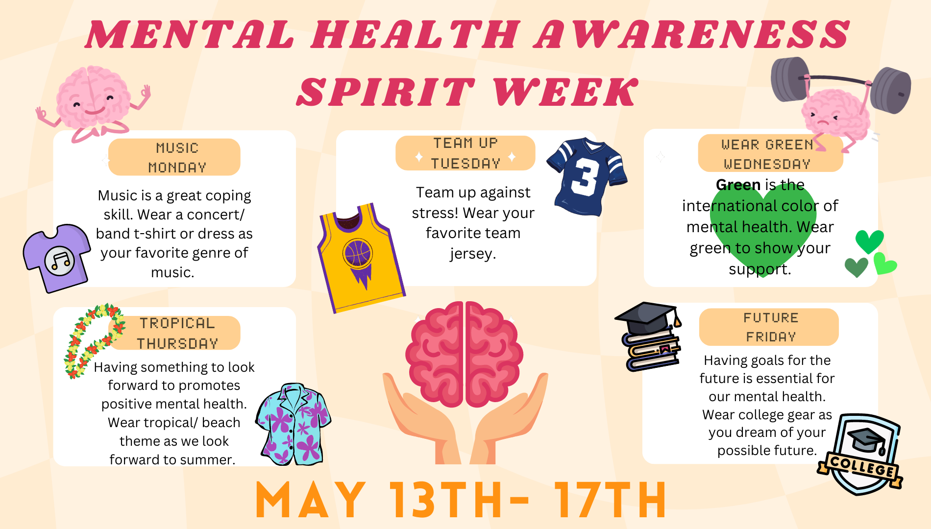 Mental Health Awareness Spirit Week