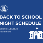 Back to School Night Schedule