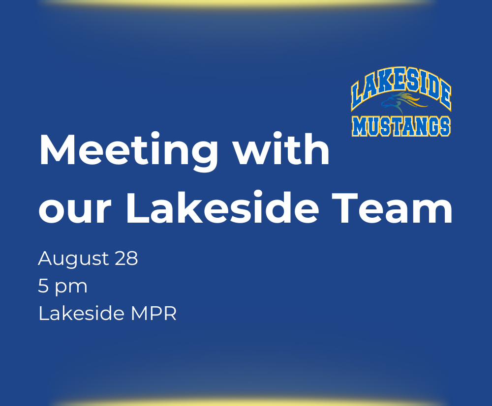 August 28: Meeting with Our Lakeside Team