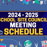 School Site Council Meeting Schedule