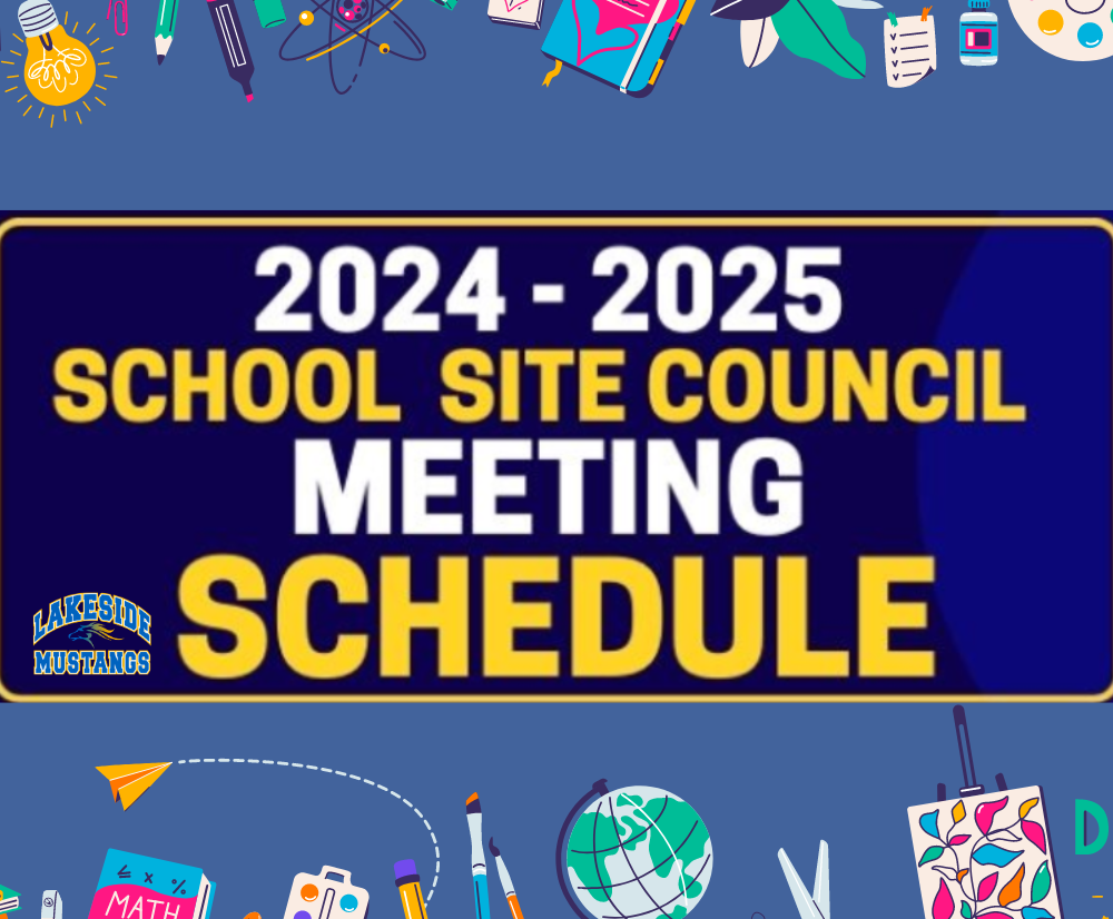 School Site Council Meeting Schedule